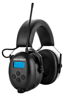 Gehörschutz mit Bluetooth 5.3, FM/DAB-Radio, SNR 31 dB, Schwarz