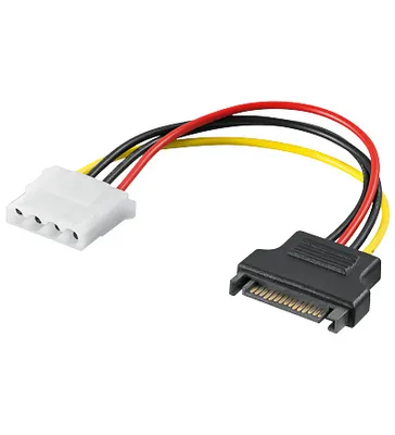 Produktbild von Stromadapterkabel S-ATA Stecker an 5,25" Buchse, Good Connections®