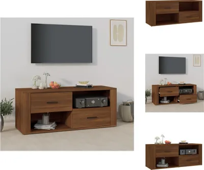 Immagine prodotto di mobile TV vidaXL look rovere marrone 100x35x40 cm materiale a base di legno - Mobili TV