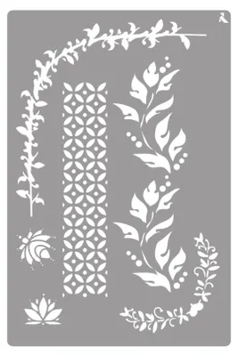 Immagine prodotto di Die Fliege 090027, stencil st-27, ornamenti