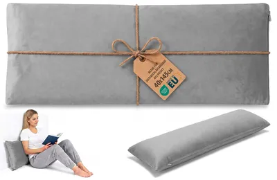 Obrázek produktu pro Povlak bez výplně na dlouhý polštář na spaní na boku Našedlá 40x145 cm