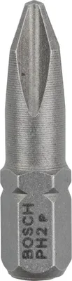 Zdjęcie produktu dla Bosch 2 607 001 514, 100 szt., Phillips, PH 2, Stal, 25 mm, 25,4 / 4 mm (1 / 4")