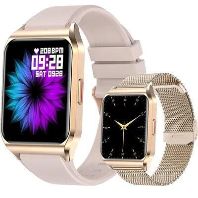 Produktbild von Smartwatch, Smartwatch Damen Herren, 1.69" HD Fitness Tracker Uhren für Android IOS, IP67 Wasserdicht Pulsmesser Schrittzähler Aktivitätstracker