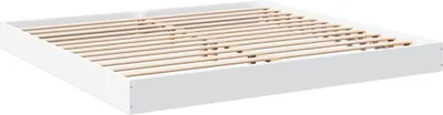 Produktbild von Bettgestell ohne Matratze Weiß 180x200 cm Holzwerkstoff