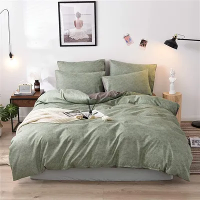 Produktbild von Bettwäsche Set 200x200 cm 3 TLG; Winter Warme Bettwäsche Altrosa & Grau Aesthetic Muster 100% Weiche Angenehme Mikrofaser;Altrosa Bettbezug+Kissenbezug 50x70