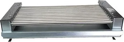 Obrázek produktu pro Elektrický gril RUBINO EC 1.6, 1600W, Bez poklice, Pracovní plocha 34x24 cm, Šedá/Šagreen
