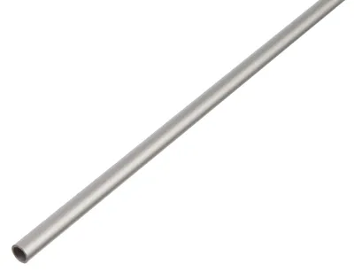 Image de Alberts 473419 Tube rond, aluminium, anodisé couleur argent, 1000 x 6 x 1 mm