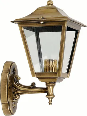 Produktbild von Außenwandleuchte Garten Haus IP43 E27 Messing Rustikal Außenlampe Wand