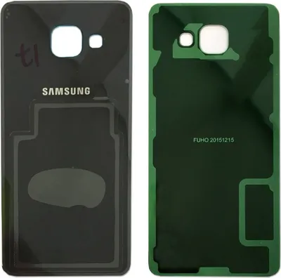 Immagine prodotto di Originale Samsung Galaxy A5 2016 A510F coperchio posteriore della batteria GH82-11020B nero Battery Cover