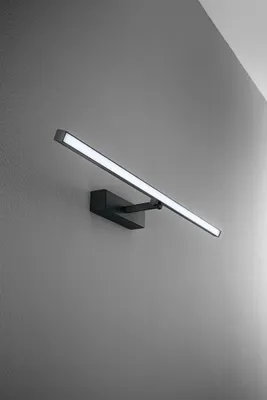 Obrázek produktu pro Moderní Riga černé led kovové nástěnné světlo velké