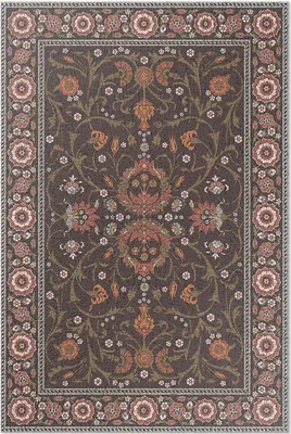 Produktbild von Klassisch Ornamentale Blumen – Vinylteppich – 150x225 cm – Indoor Teppich – Flur – Pflegeleicht – Modern