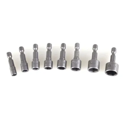 Image de Jeu d'embouts ''clé à douille'' 5-13mm, 8 pièces