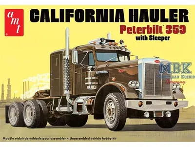 Obrázok produktu pre AMT 591327 1:25 Peterbilt 359 California Hauler