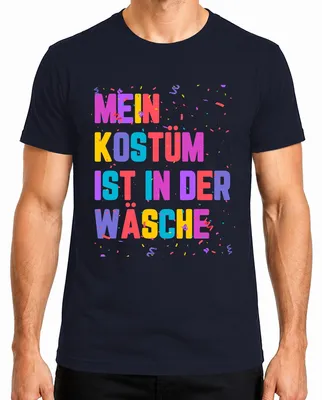 Imagen del producto de Camiseta para hombre, color azul marino, talla L, ideal para disfraces de carnaval o fiestas, con motivos divertidos. Perfecta como regalo, incluye confeti