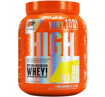 Image de Extrifit High Whey 80 1000 g banane