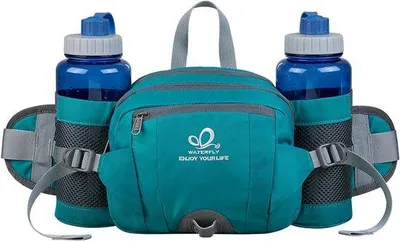 Produktbild von Rugtas für Wandern und Reisen mit Trinkflaschenhalter - Multifunktionales Rucksacktas für Camping, Fahrradtouren und Hundewalks