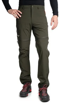Obrázek produktu pro Pánské kalhoty Puez Talveno Durastretch 2 v 1 - Salewa, barva:5280-tmavě olivová, velikost:50/L