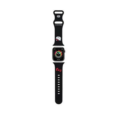 Image de Hello Kitty Pasek Hkawmschblk Apple Watch 38/40/41Mm Czarny/Black Strap Silicone Kitty Head