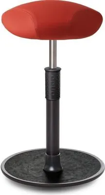 Produktbild von Sitz- Stehhocker Free Tall Triangel skai Dynactiv Makari 160 Rot schw. /schw..