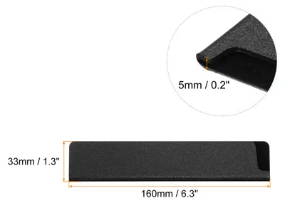 Produktbild von Messerkantenschutz, 16 x 3,3 cm, ABS, Messerhš¹lle, Hš¹lle, Messeretui, Klingenschutz, universelle Messerscheide fš¹r Heim-Kš¹chenmesser
