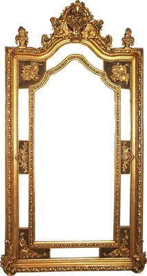 Produktbild von Riesiger Casa Padrino Barock Wandspiegel Gold Antik Stil 115 x H. 215 cm - Prunkvoller Barock Spiegel mit wunderschönen Verzierungen