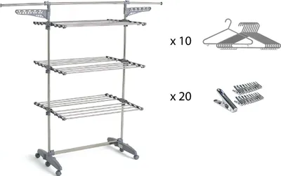 Produktbild von Wäschetrockner 25m 3 ebenen + zubehör Kitchen move BAT-TR-22S