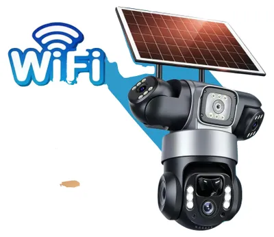 Zdjęcie produktu dla Kamera monitoringu, kąt widzenia 360°, inteligentna funkcja noktowizji, kamera Wi-Fi, karta pamięci 128G