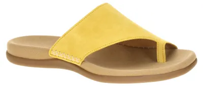 Produktbild von Gabor 83.700 Damen Pantoletten - Zehentrenner Pantolette gelb NEU