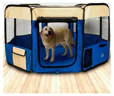 Produktbild von Faltbarer Welpenlaufstall für Hunde und Kleintiere - XL