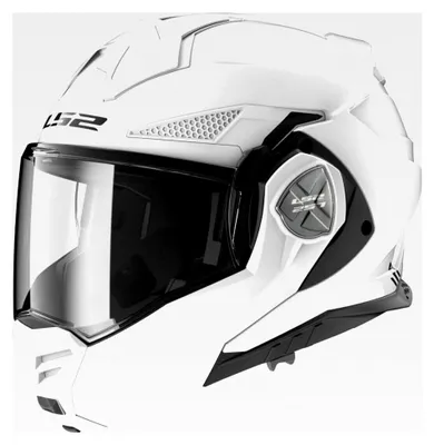 Produktbild von LS2 Helm Advant X Solid FF901 weiß Größe XXL | Klapphelme | Ratsche | Kunststoff | geeignet für, Weiß
