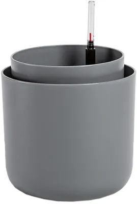 Obrázek produktu pro PLASTIA s.r.o. Samozavlažovací květináč Tolita 19 cm, šedá