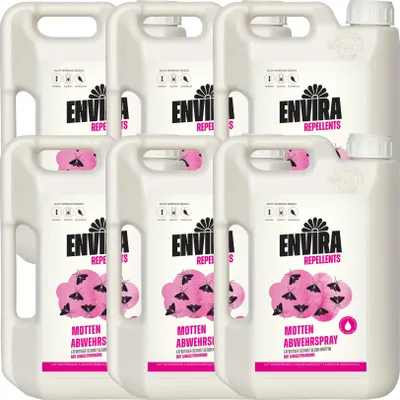 Produktbild von Envira Motten Abwehrspray im Vorteilspack 6x2L