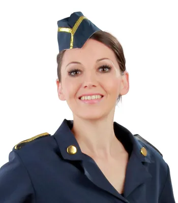 Produktbild von Foxxeo 35010 | Stewardess Mütze