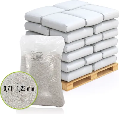 Produktbild von 20x 25 kg Premium Quarzsand Filtersand 0,71 - 1,25 mm