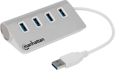 Immagine prodotto di MANHATTAN Hub 4-Port 4xUSB3.0 Alu Strom: USB