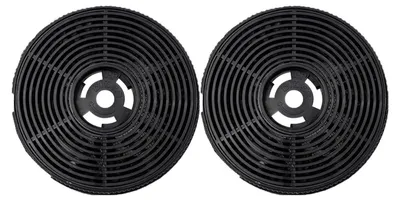 Immagine prodotto di Filtri a carbone attivo, 2 pezzi, diametro 133,3 mm, per cappe aspiranti con sistema di ricircolo dell'aria