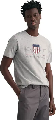 Produktbild von Gant Archive Shield Regular Fit Kurzarm-t-shirt Weiß L Mann Weiß L