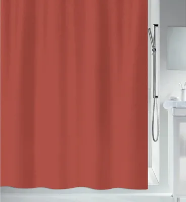 Image de Rideau de douche anti-moisissure, lavable, 180 x 180 cm, anthracite, polyester