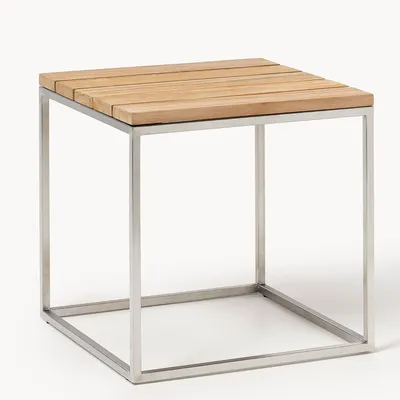 Produktbild von Jan Kurtz Lux Patio Garten Couchtisch aus Holz und Stahl