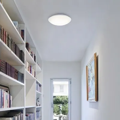 Zdjęcie produktu dla Lampa sufitowa LED z czujnikiem ruchu Lampa sufitowa z czujnikiem ruchu IP44 15W biała