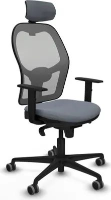 Image de Chaise de bureau avec appui-tête Piqueras y Crespo 1D036G2 Gris