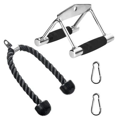 Productafbeelding van Kabeltrekgreep, tricepstouwset, fitnessaccessoires voor krachttraining en bodybuilding