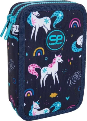 Zdjęcie produktu dla Coolpack Piórnik podwójny z wyposażeniem Jumper 2 Mrs Unicorn