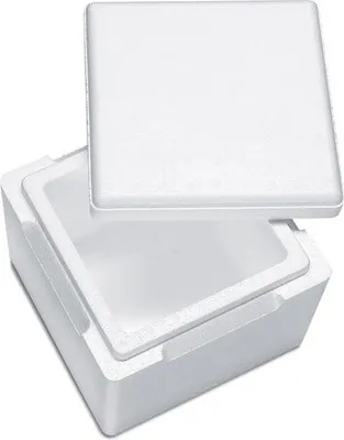 Produktbild von 35x Isolierboxen mit Deckel aus Styropor EPS 225 x 225 x 195 mm 3,5 Liter