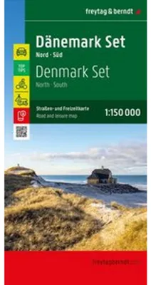 Produktbild von freytag & berndt Straßenkarte Dänemark Set 1:150.000