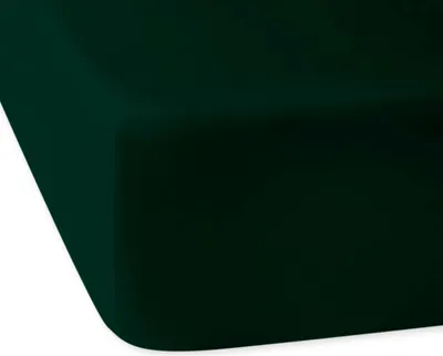 Zdjęcie produktu dla Prześcieradło satynowe z gumką 120x200 butelkowa zieleń 036 jednokolorowe Darymex