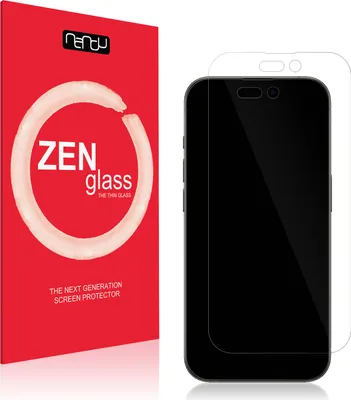 Produktbild von 2x Flexible Glasfolie kompatibel mit Apple iPhone 15 Pro Display Schutzfolie 9H