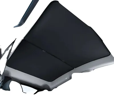 Image de Protection solaire, protection contre les UV, installation facile, compatible avec la Tesla Model 3 noire, pour la Model Y noire