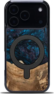 Produktbild von Holzhülle für iPhone 17 Pro, Bewood Unique Planets Neptun für MagSafe