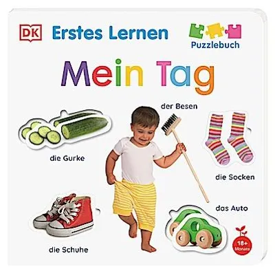 Immagine prodotto di Erstes Lernen Puzzlebuch. Mein Tag